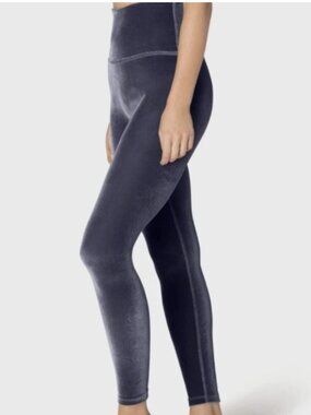 Spanx Ready To Wow Velvet Leggings 2X Plus Size High Rise Tummy Control